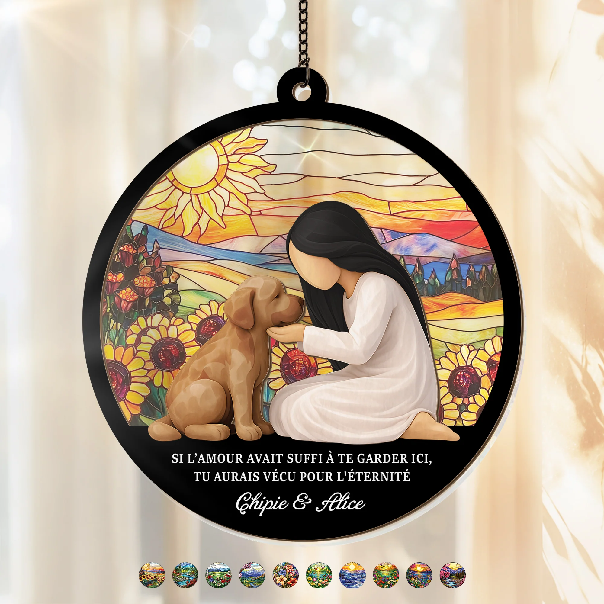 Attrape Lumière Personnalisé - Si l’Amour Avait Suffi - Pour Chien