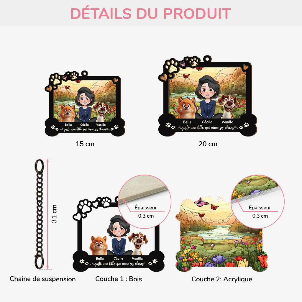 Attrape Soleil Personnalisé Pour Amoureux Des Chiens - Image 3