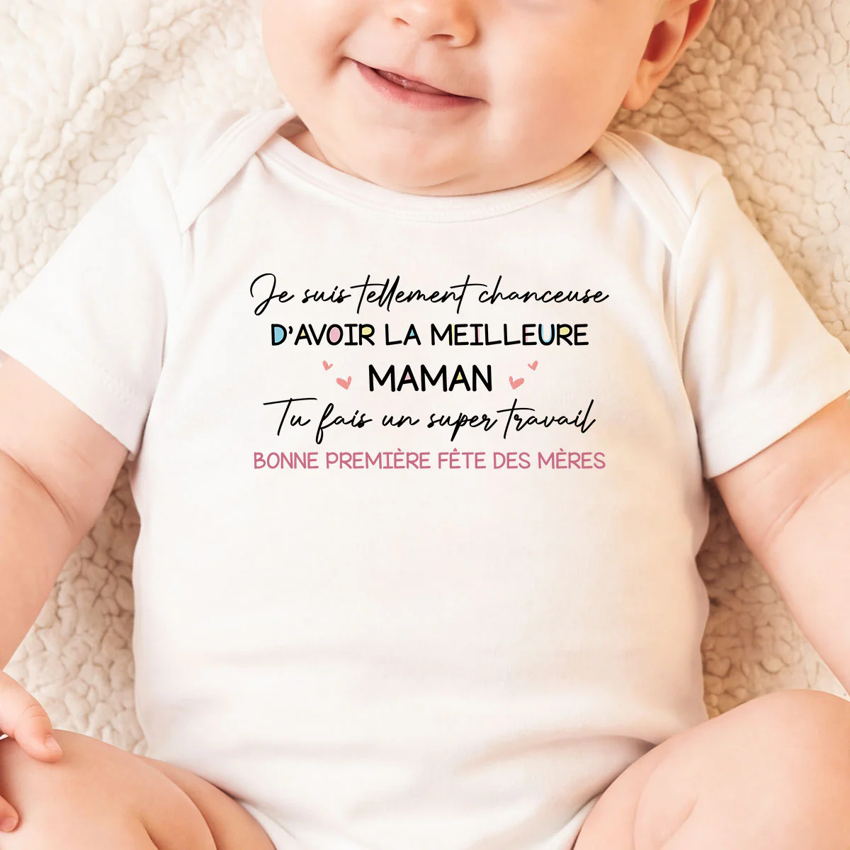 Body Bébé Personnalisé - Cadeau Fête Des Mères Fête Des Pères Pour Meilleurs Parents - Image 2