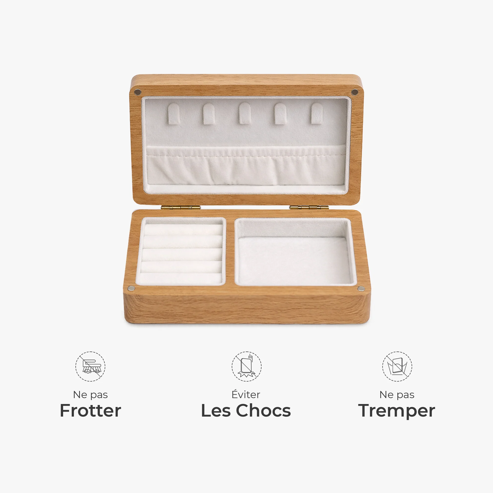 Boîte À Bijoux En Bois Personnalisée - Bonnes Amies Comme Les Étoiles - Image 5