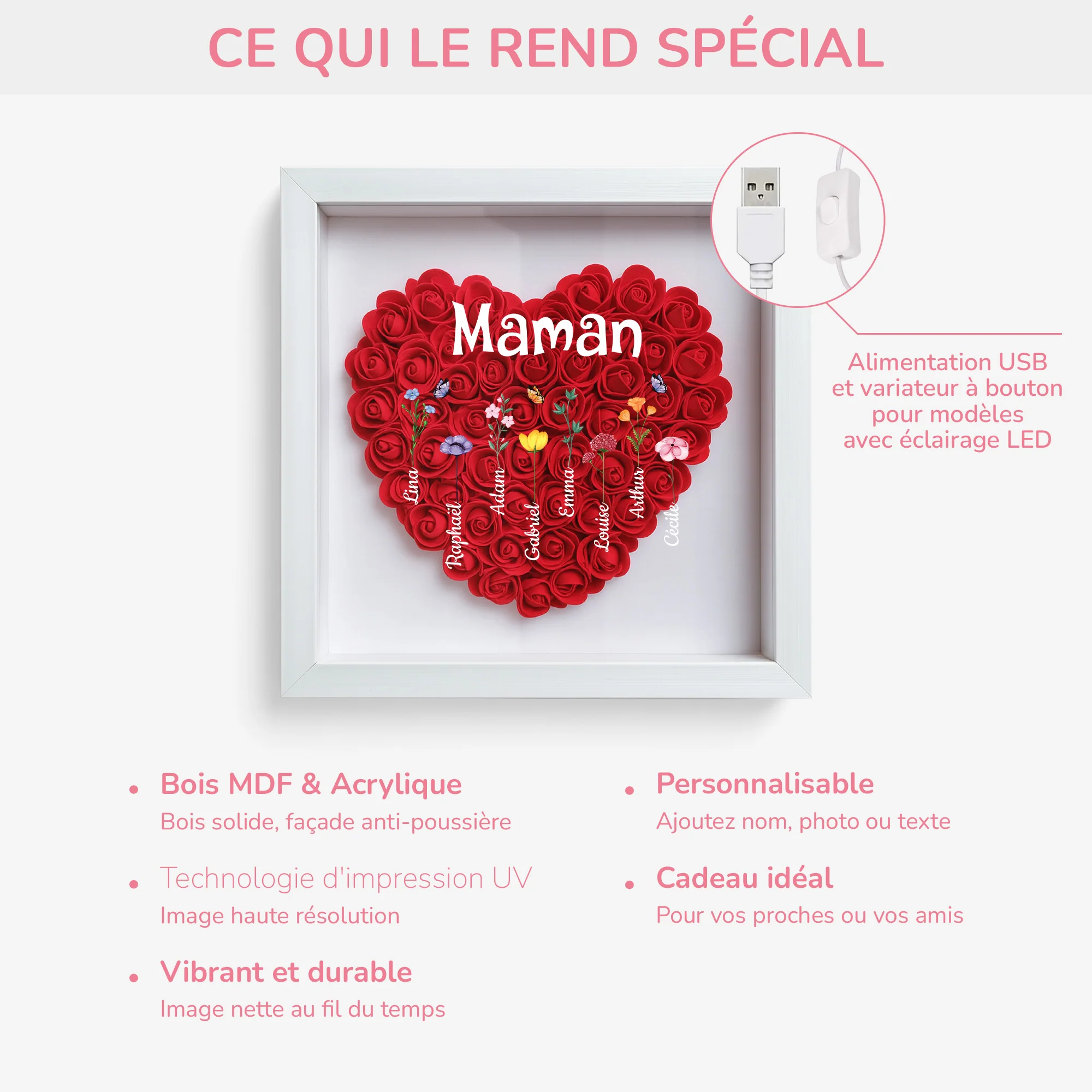 Boîte À Fleurs Personnalisé Pour Mamie - Jardin de Mamie - Image 4