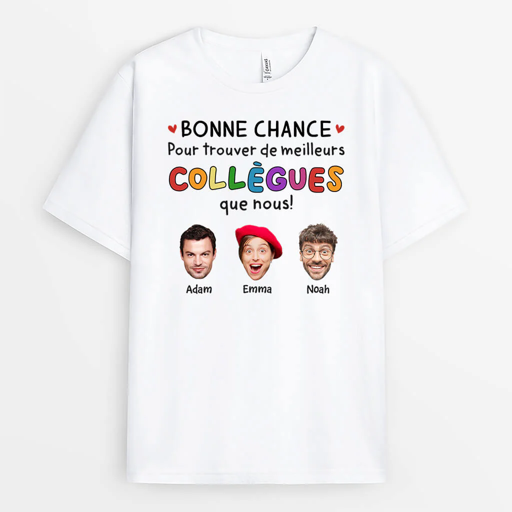 Cadeau personnalisé collègue de travail - Bonne chance pour trouver de meilleurs