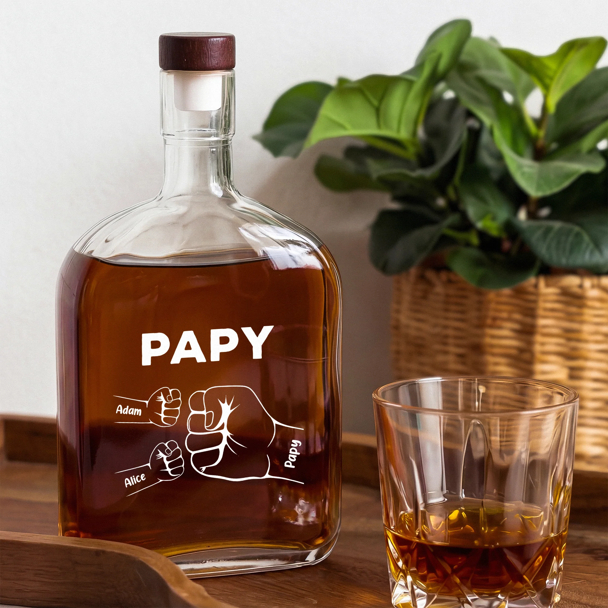 Bouteille De Whisky Personnalisée | Cadeau Papa Enfant - Image 2