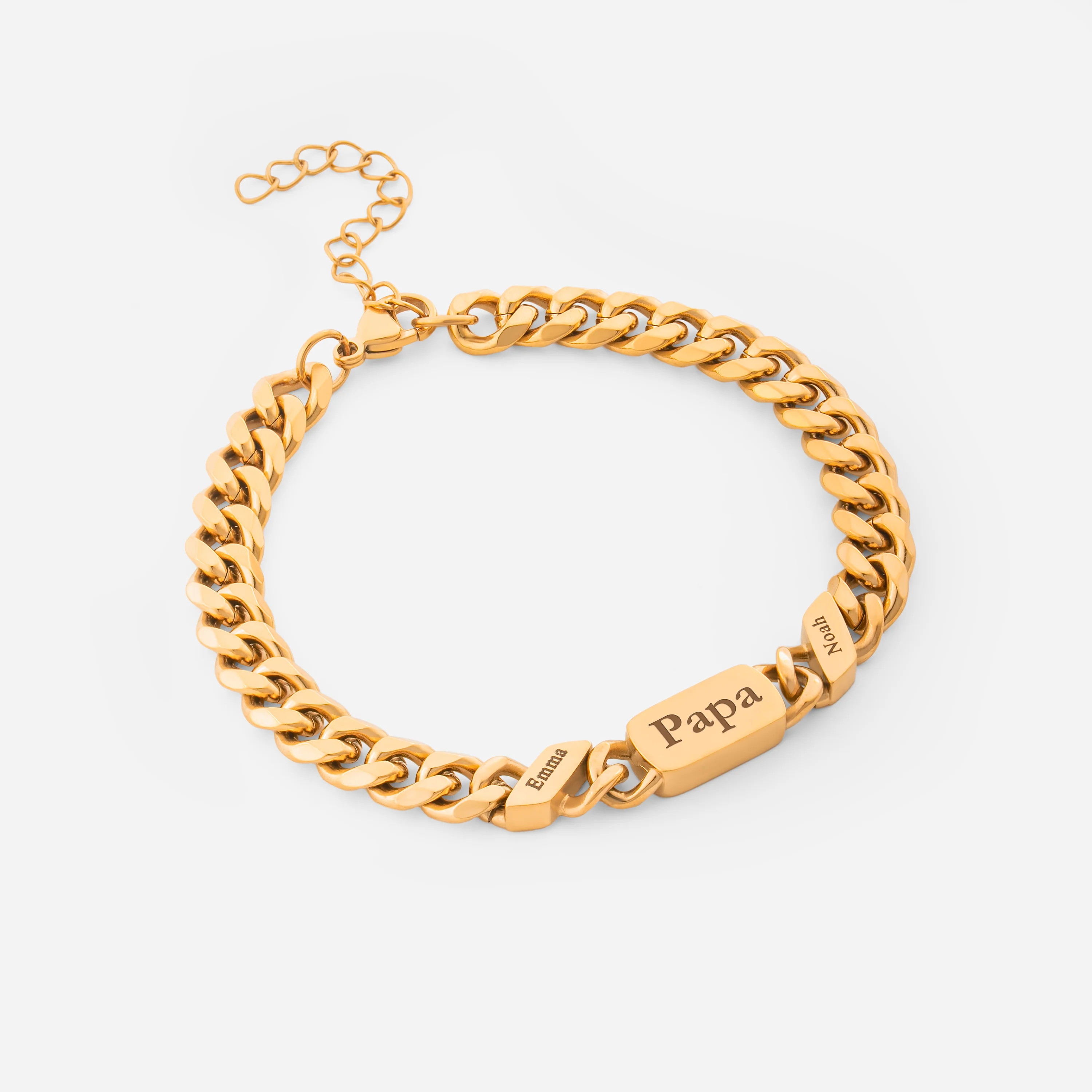 Bracelet Personnalisé Homme - Gourmette Avec Prénom
