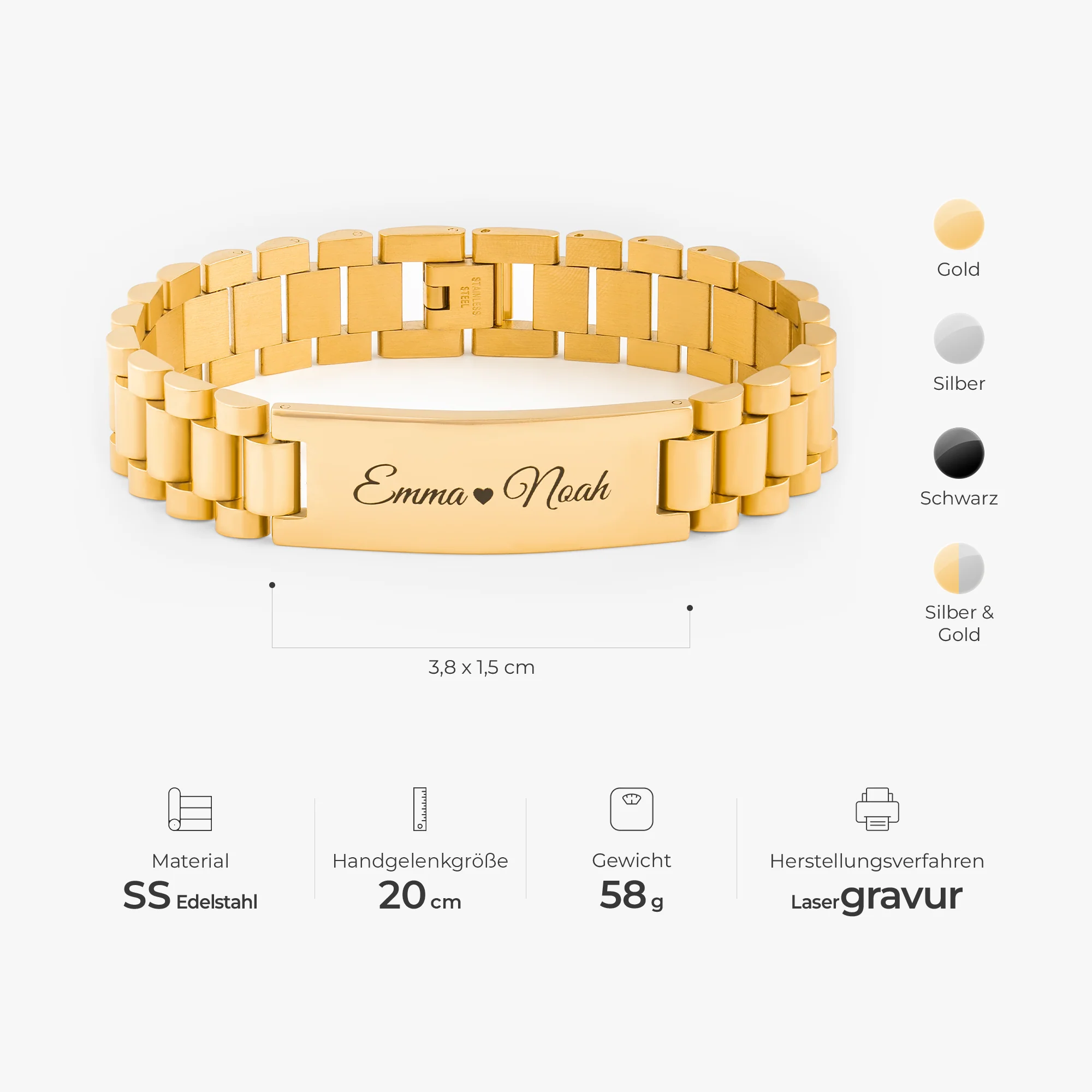Bracelet Personnalisé Prénom - Toi Et MoI - Image 3