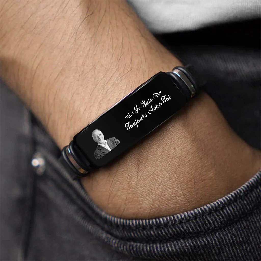 Bracelet Personnalisé Pour Mamie - Je Suis Toujours Avec Toi - Image 2