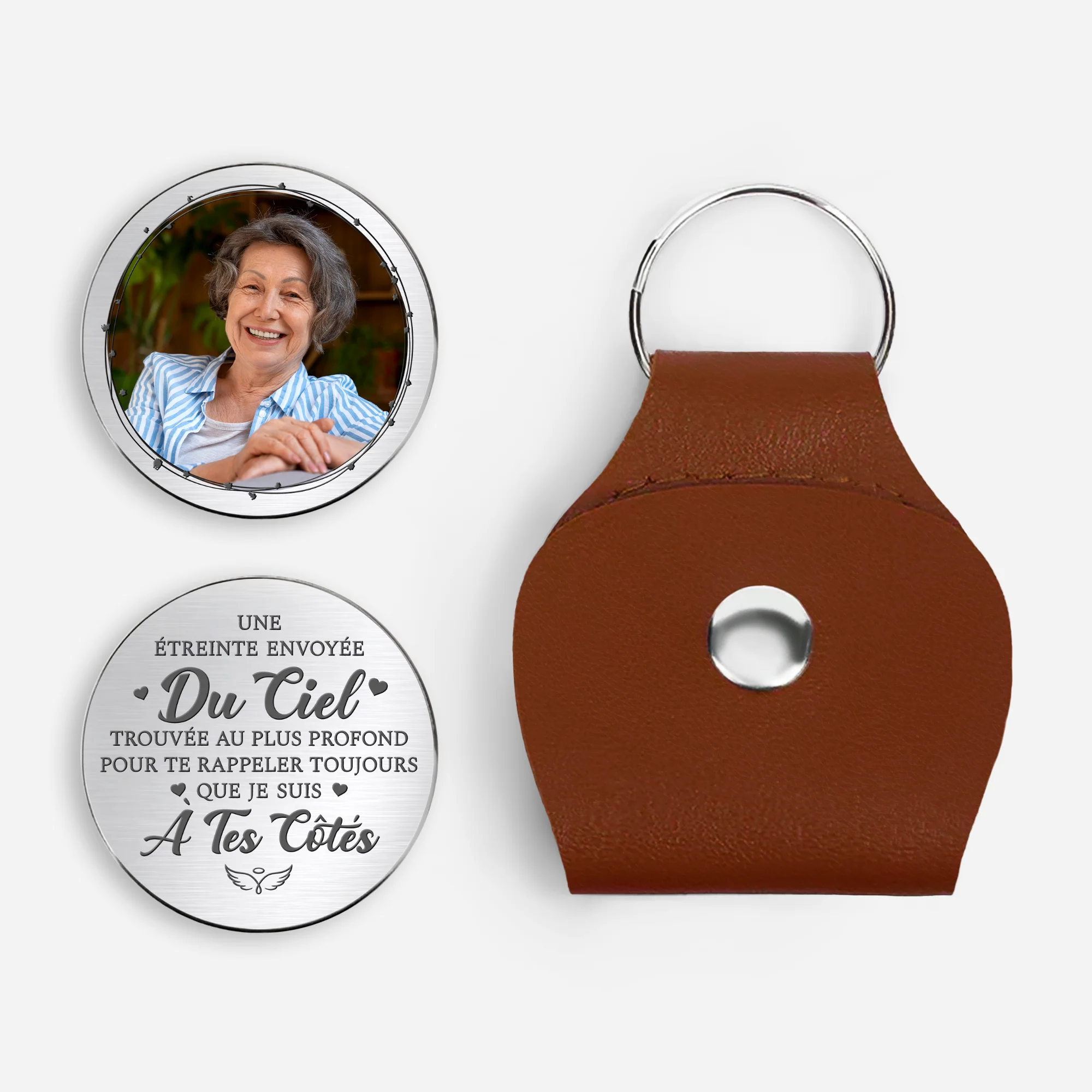 Câlin De Poche Personnalisé | Une Étreinte De Papa Maman Commémorative