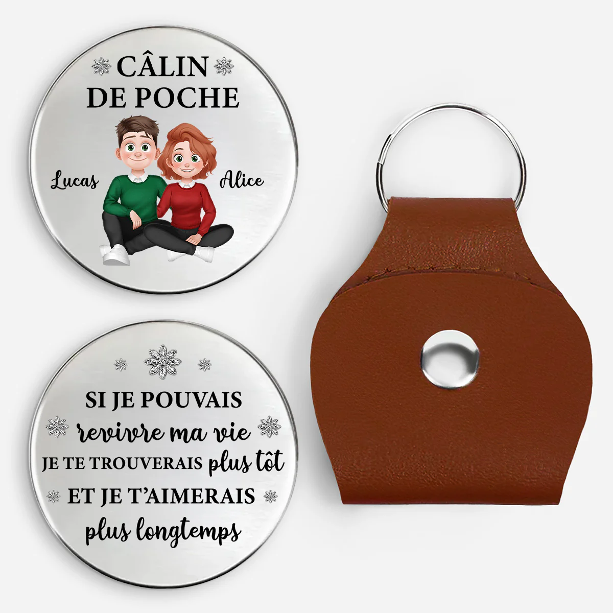 Câlin De Poche | Couple Si Je Pouvais Revivre Ma Vie Personnalisé