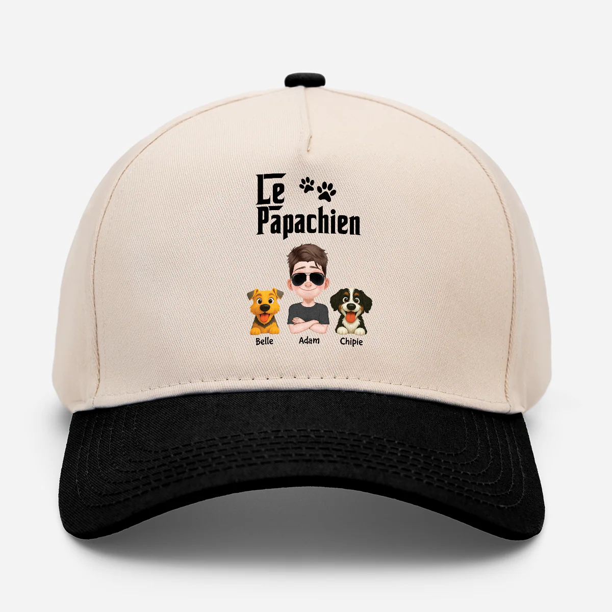 Casquette Baseball Personnalisée - Le Papa Chien