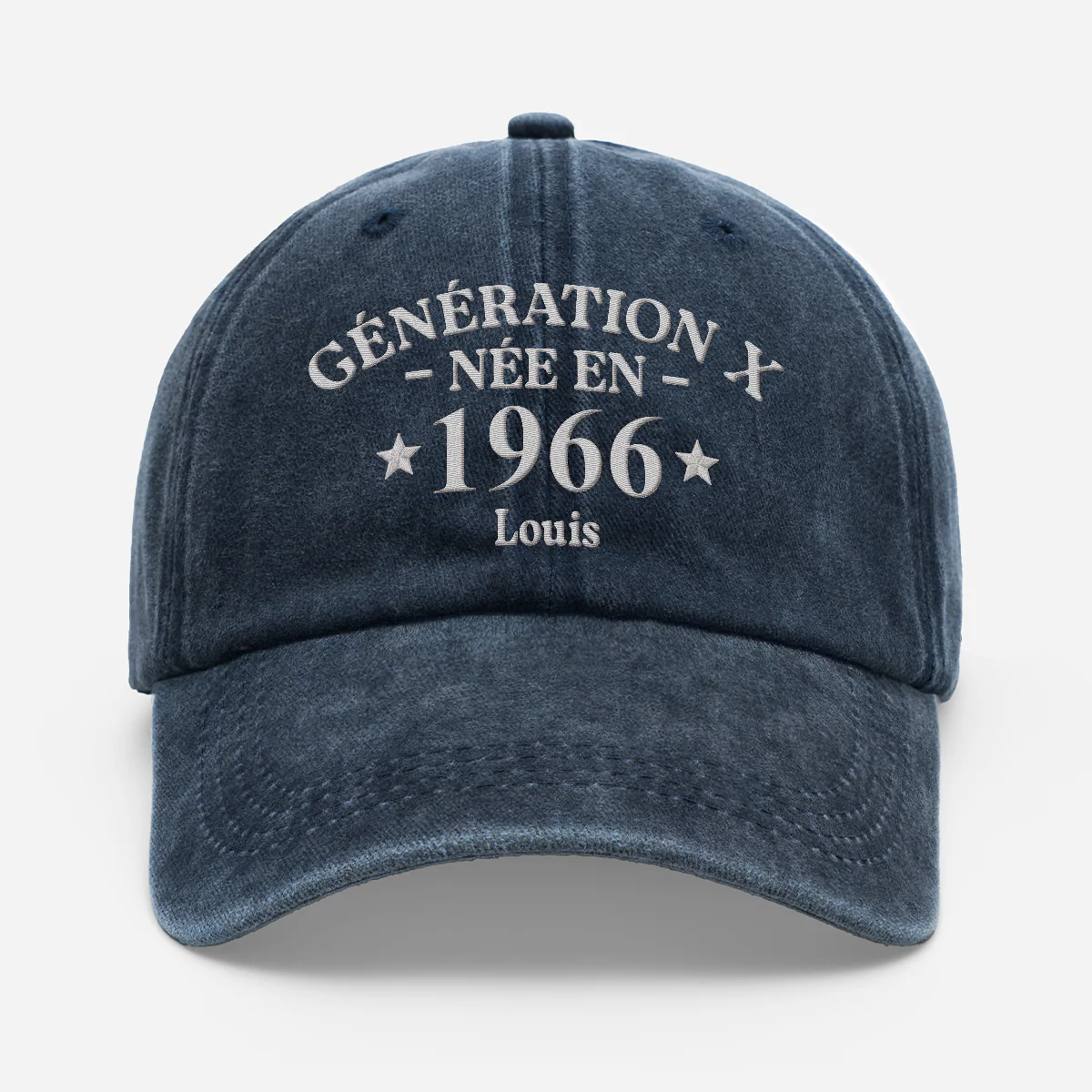 Casquette Délavée Femme Homme Personnalisée - Génération
