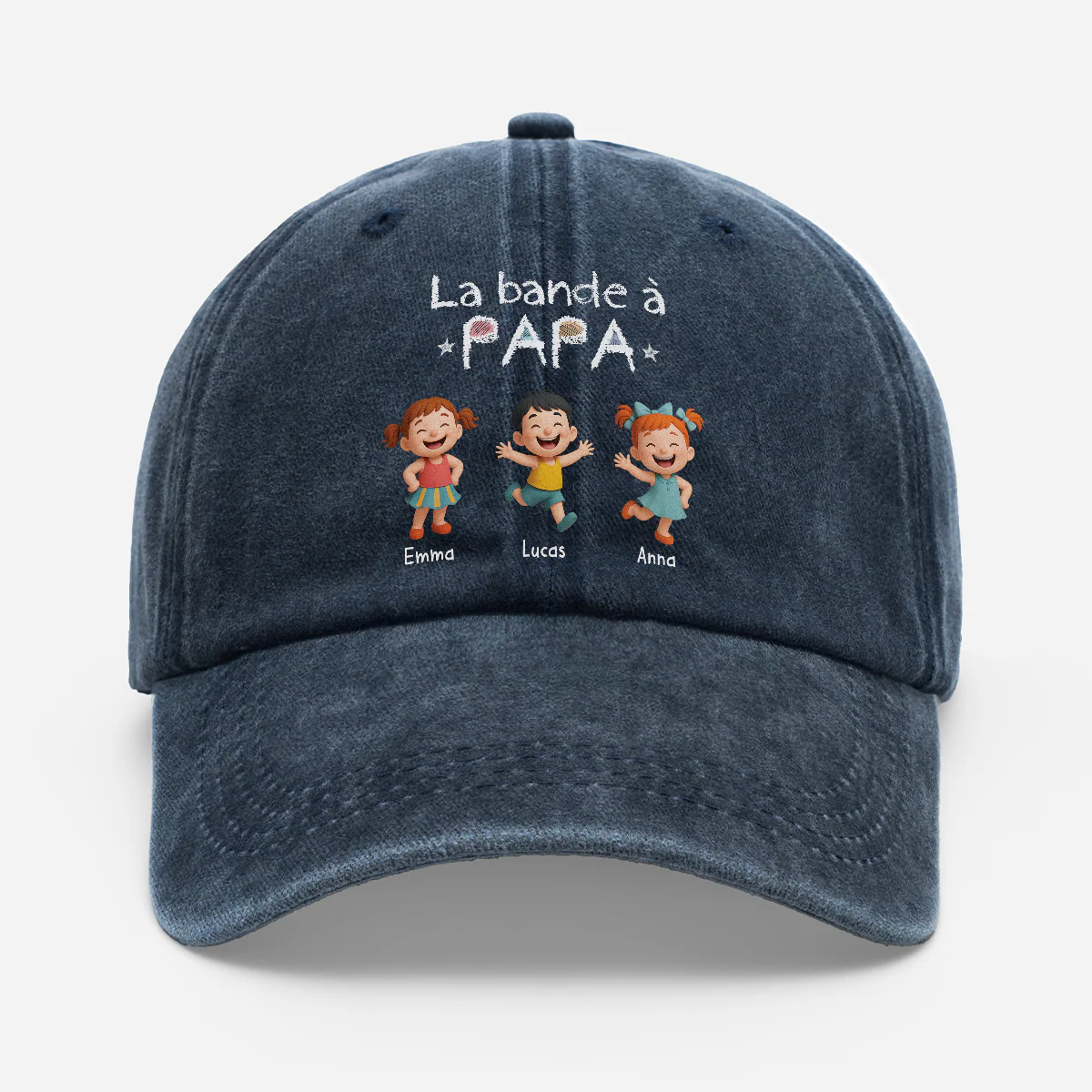Casquette Délavée Personnalisée - La Bande À Papa Maman