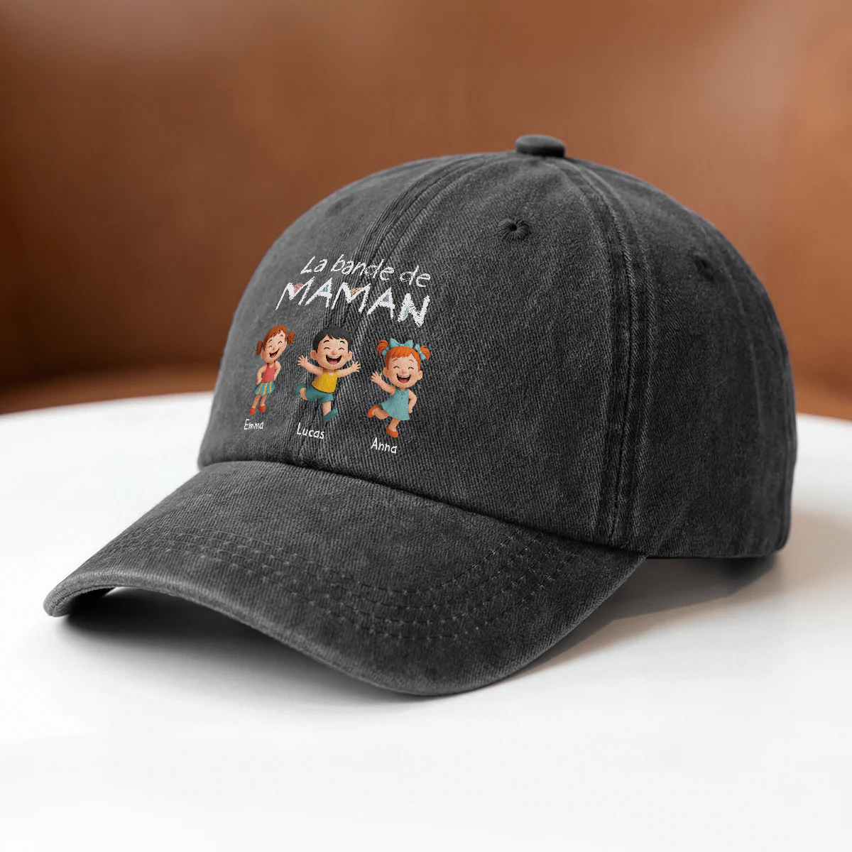 Casquette Délavée Personnalisée - La Bande À Papa Maman - Image 2