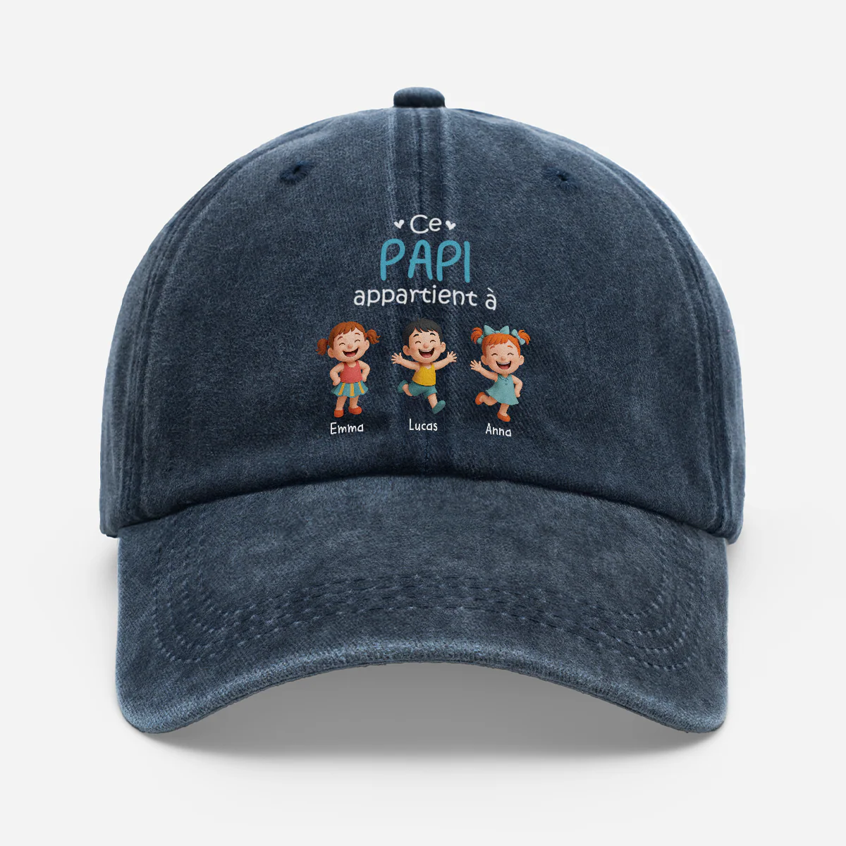 Casquette Délavée Personnalisée - La Bande À Papy Mamie