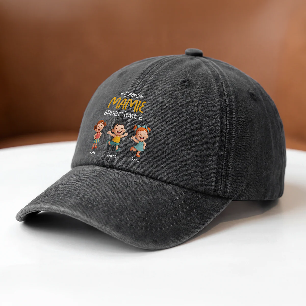 Casquette Délavée Personnalisée - La Bande À Papy Mamie - Image 2
