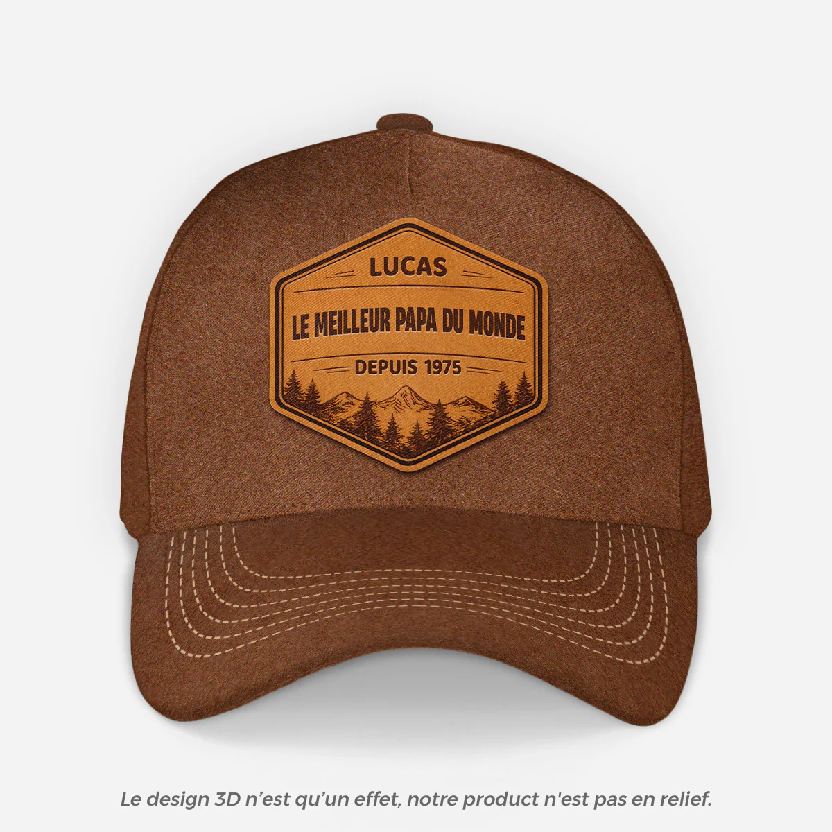 Casquette Homme Personnalisable - Le Meilleur Papa Papy