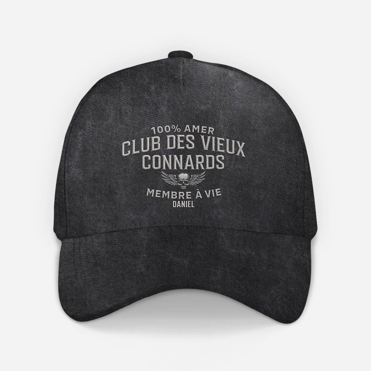 Casquette Homme Personnalisée Avec Humour - Cadeau Papa Papy 100% Amer