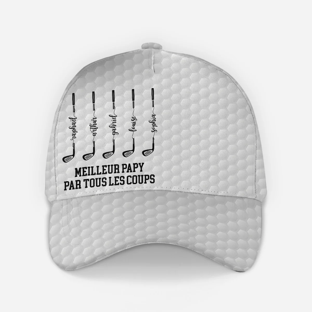 Casquette Papa Personnalisée - Meilleur Papa Cadeau De Golf Pour Lui - Image 2