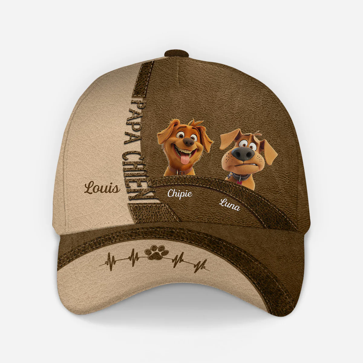Casquette Homme Personnalisable | J'aime Mes Chiens