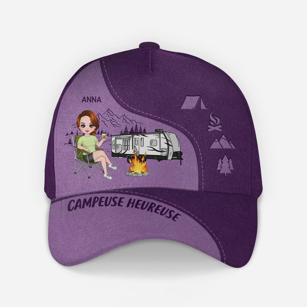 Casquette Personnalisée Homme | Campeurs Heureux