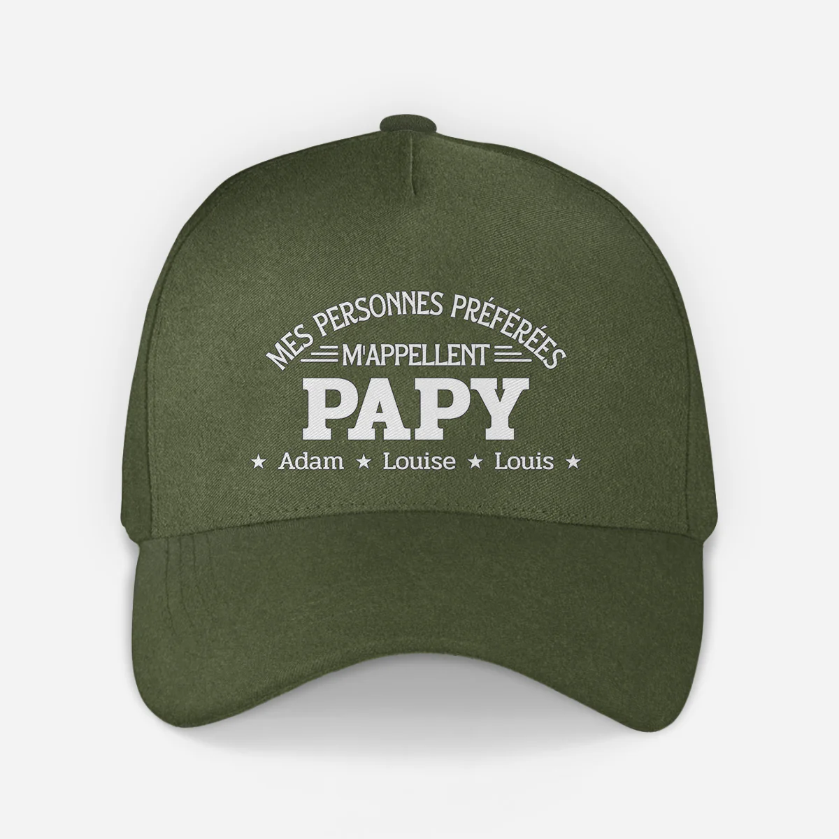 Casquette Personnalisée Papa - Mes Personnes Préférées Version Vintage - Image 2