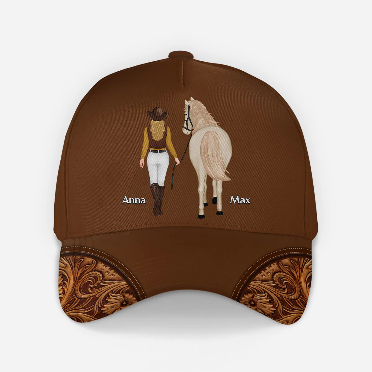 Casquette Personnalisée Prénom - Cadeau Fan De Cheval