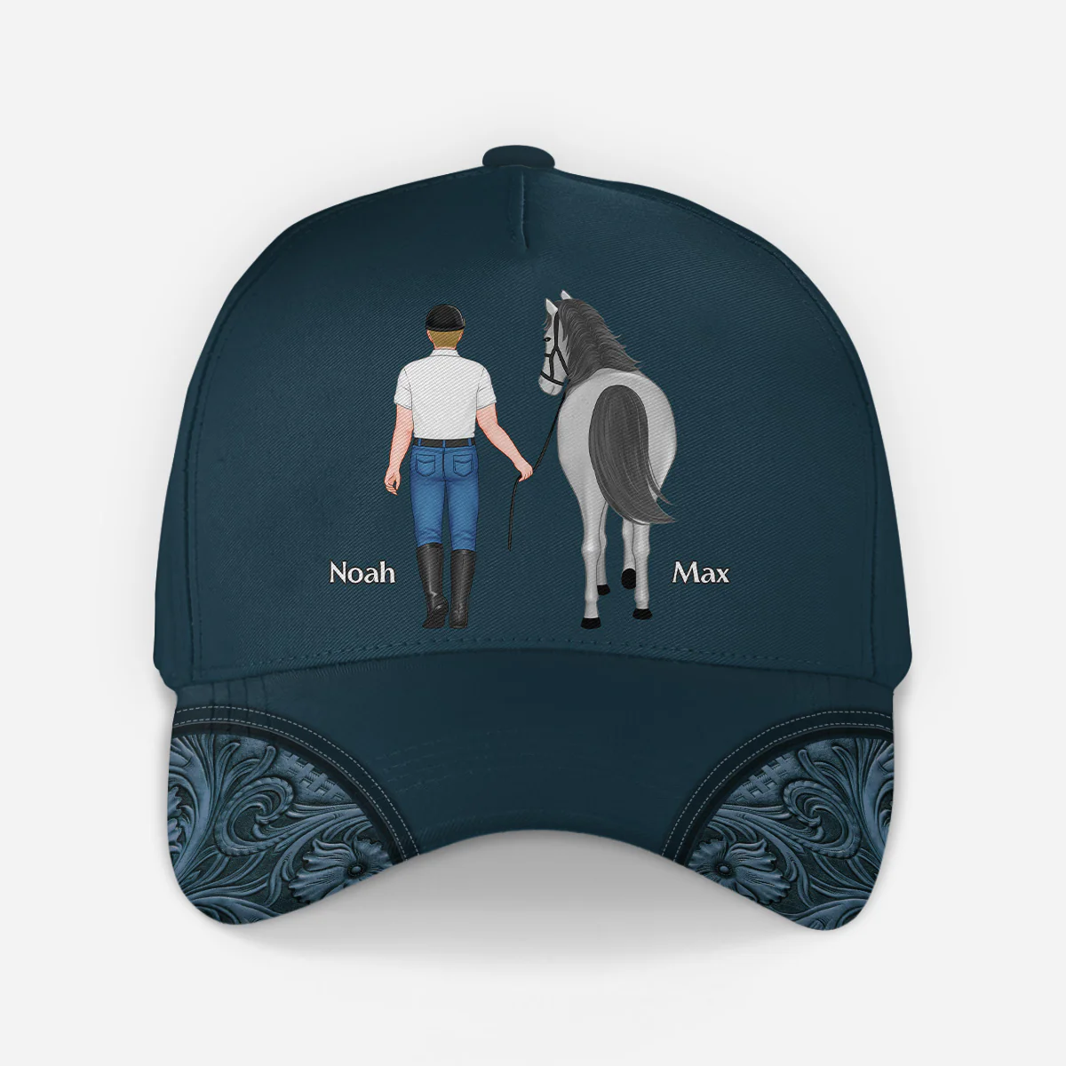 Casquette Personnalisée Prénom - Cadeau Fan De Cheval - Image 2