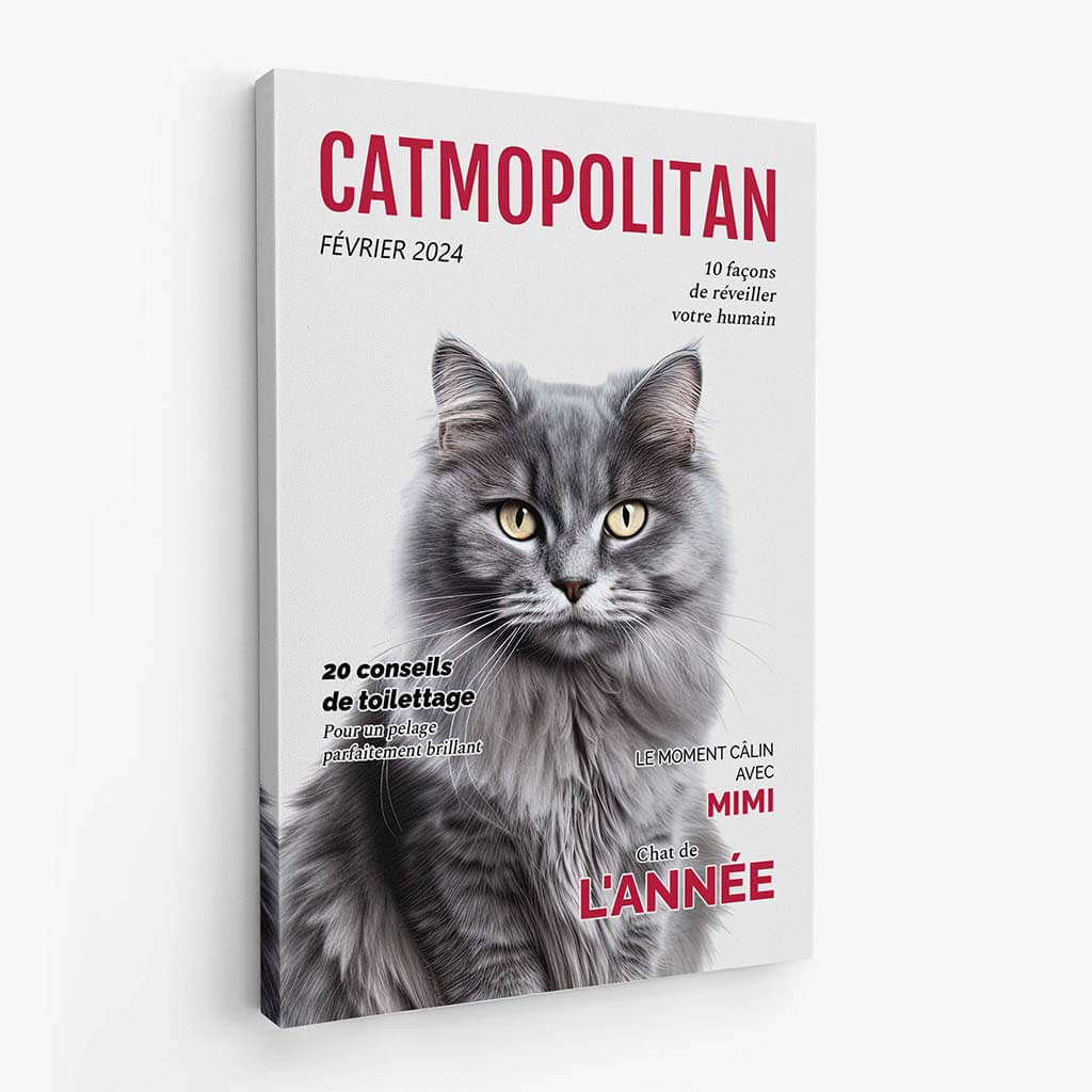 Toile Personnalisée Chat - CATMOPOLITAN - Image 2