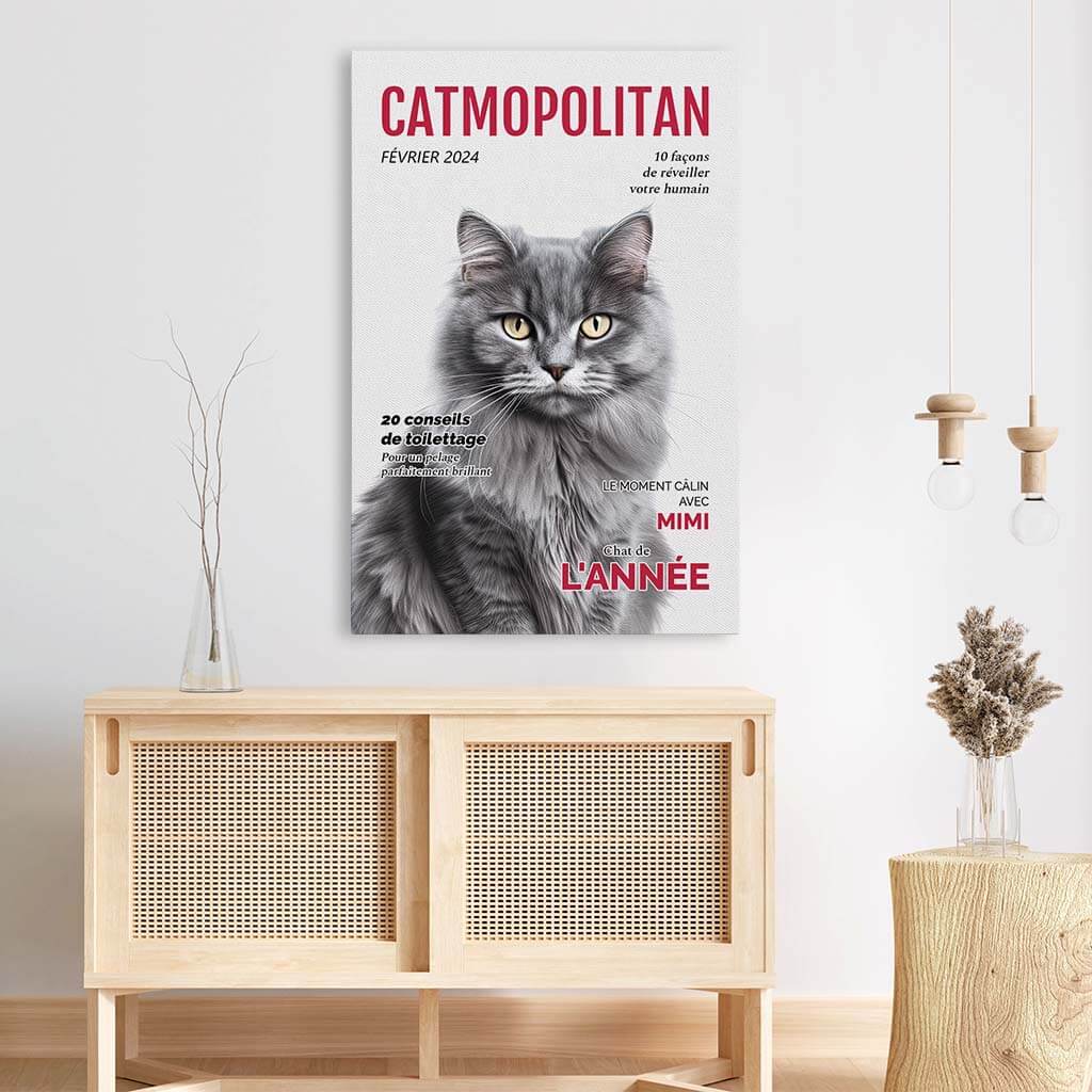 Toile Personnalisée Chat - CATMOPOLITAN - Image 3