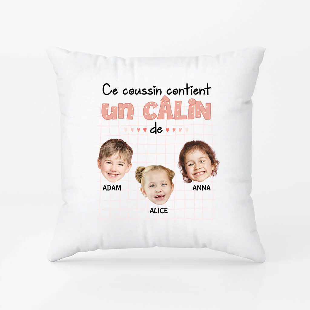 Ce Coussin Pour Papy Contient Un Câlin De - Coussin Personnalisé Papy - Image 2