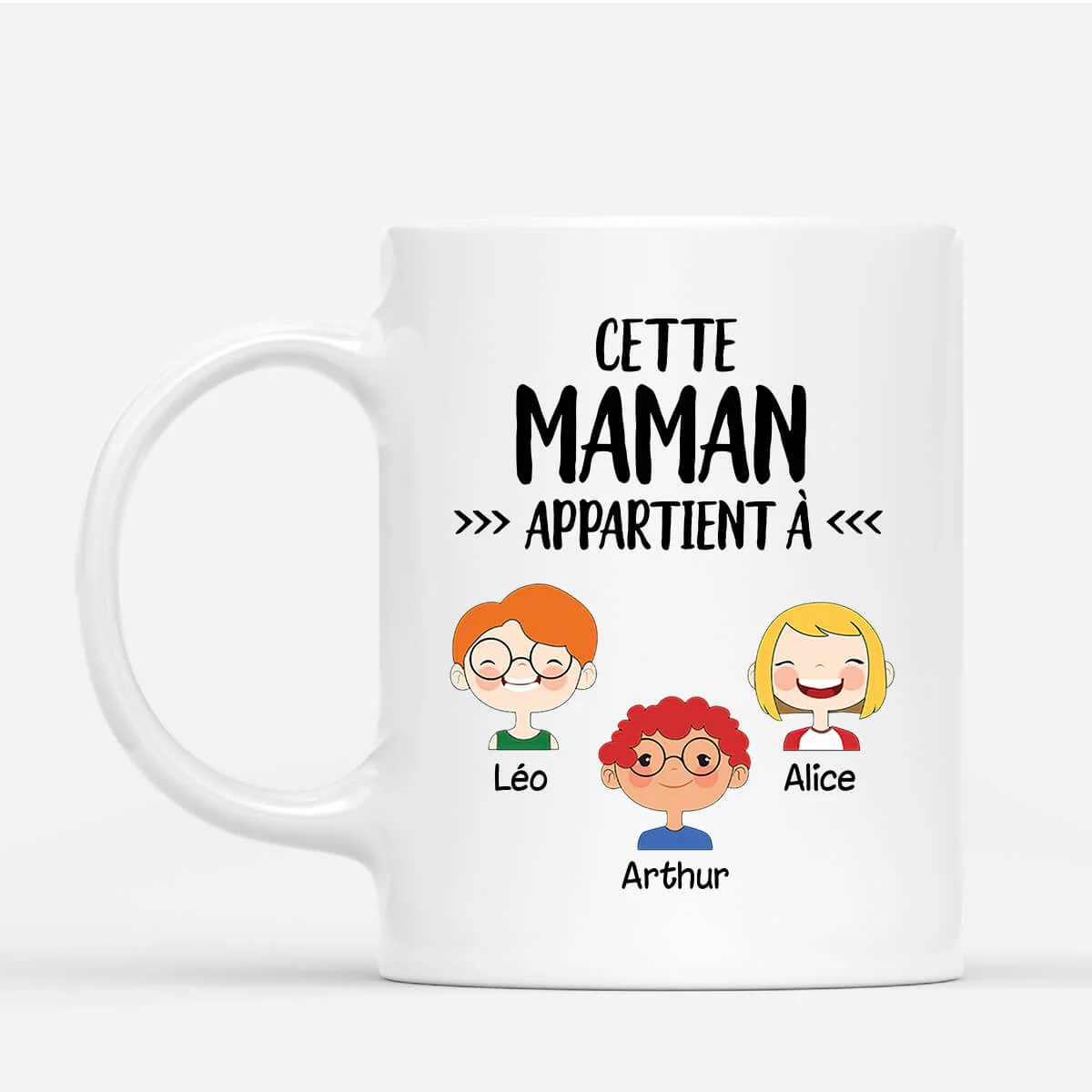 Tasse Personnalisée Grand Mère – Cette Mamie Appartient À