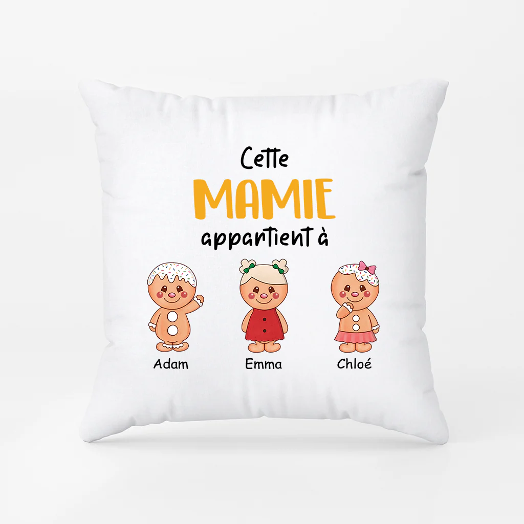 Coussin Personnalisé - Cette Mamie/Papi Appartient À