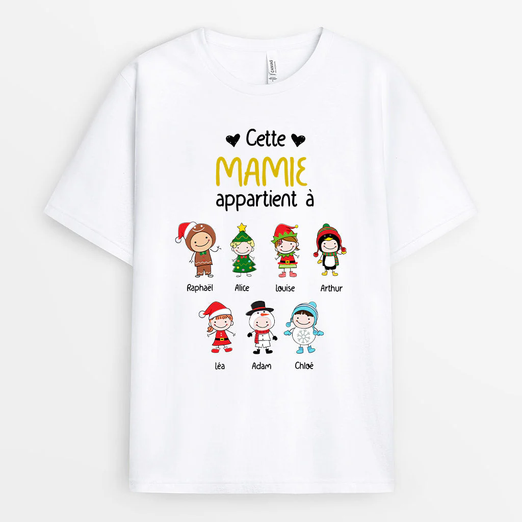 Tee Shirt Mamie Personnalisé - Cette Mamie Appartient À