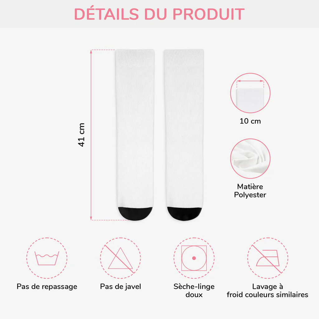 Chaussette De Noel Personnalisé – Joyeux Miaouel Chat - Image 4
