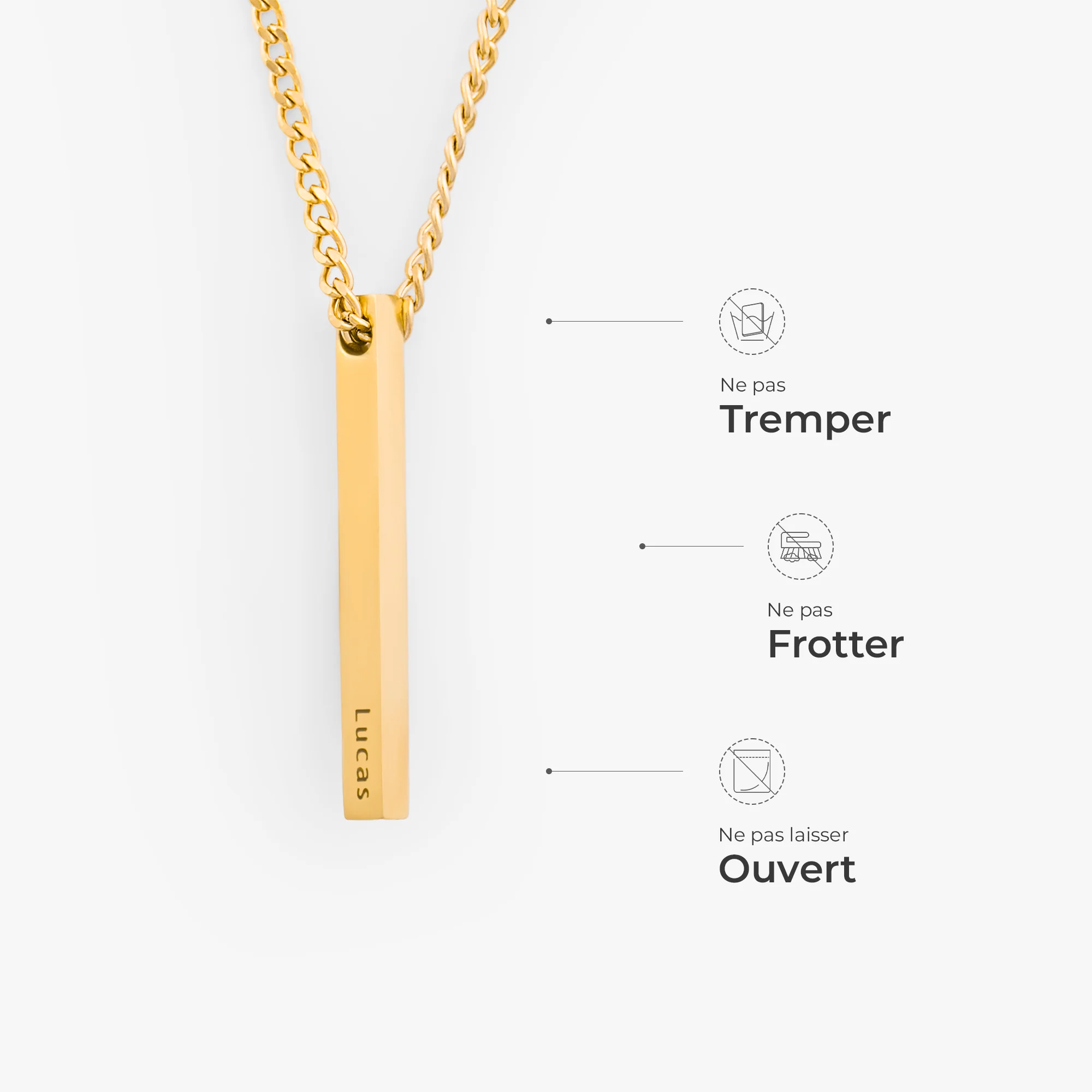 Collier Personnalisable Prénom - Souvenir Mémorable - Image 4