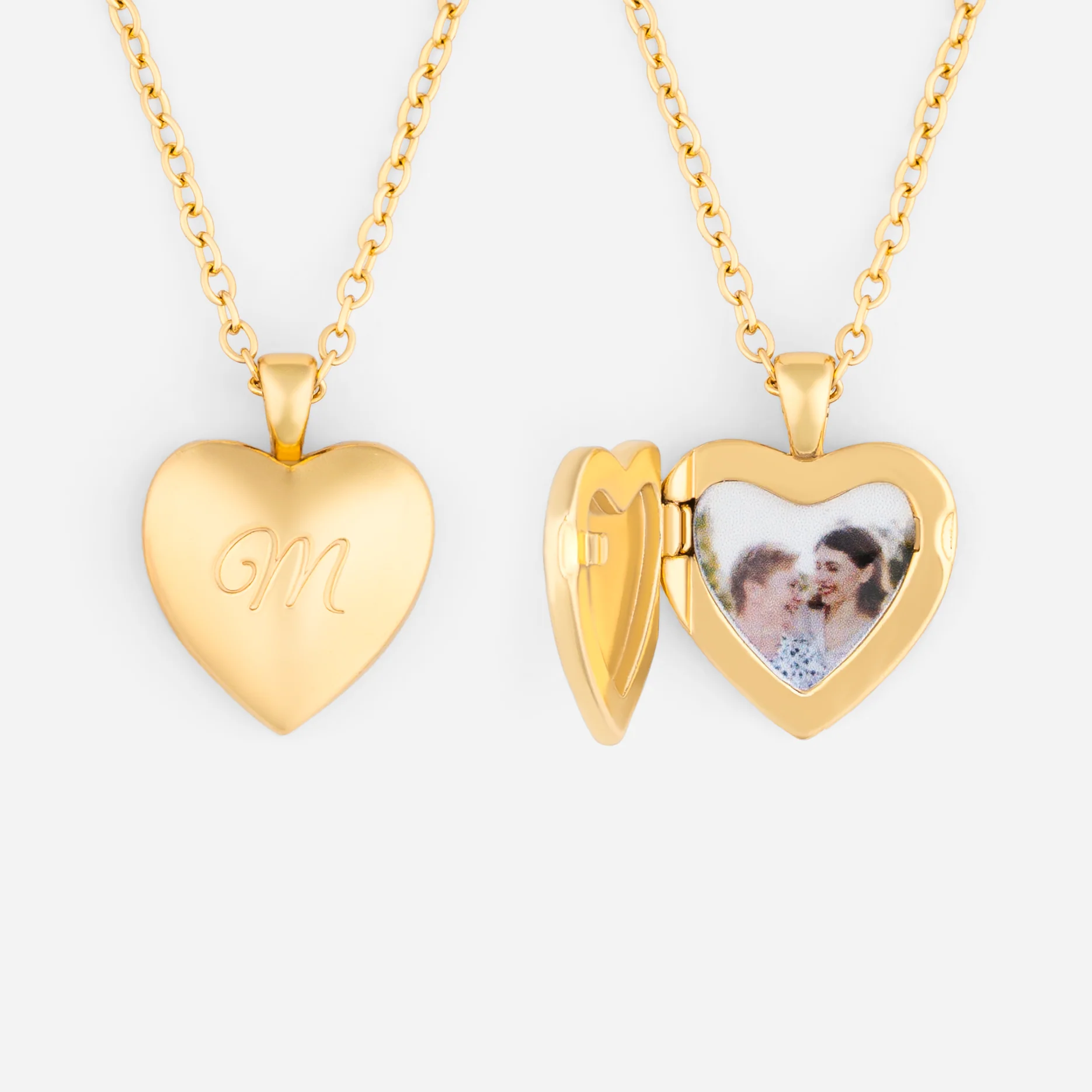Collier Personnalisé Avec Photo - Souvenirs Dans Mon Cœur | Design Pendentif Appareil Photo