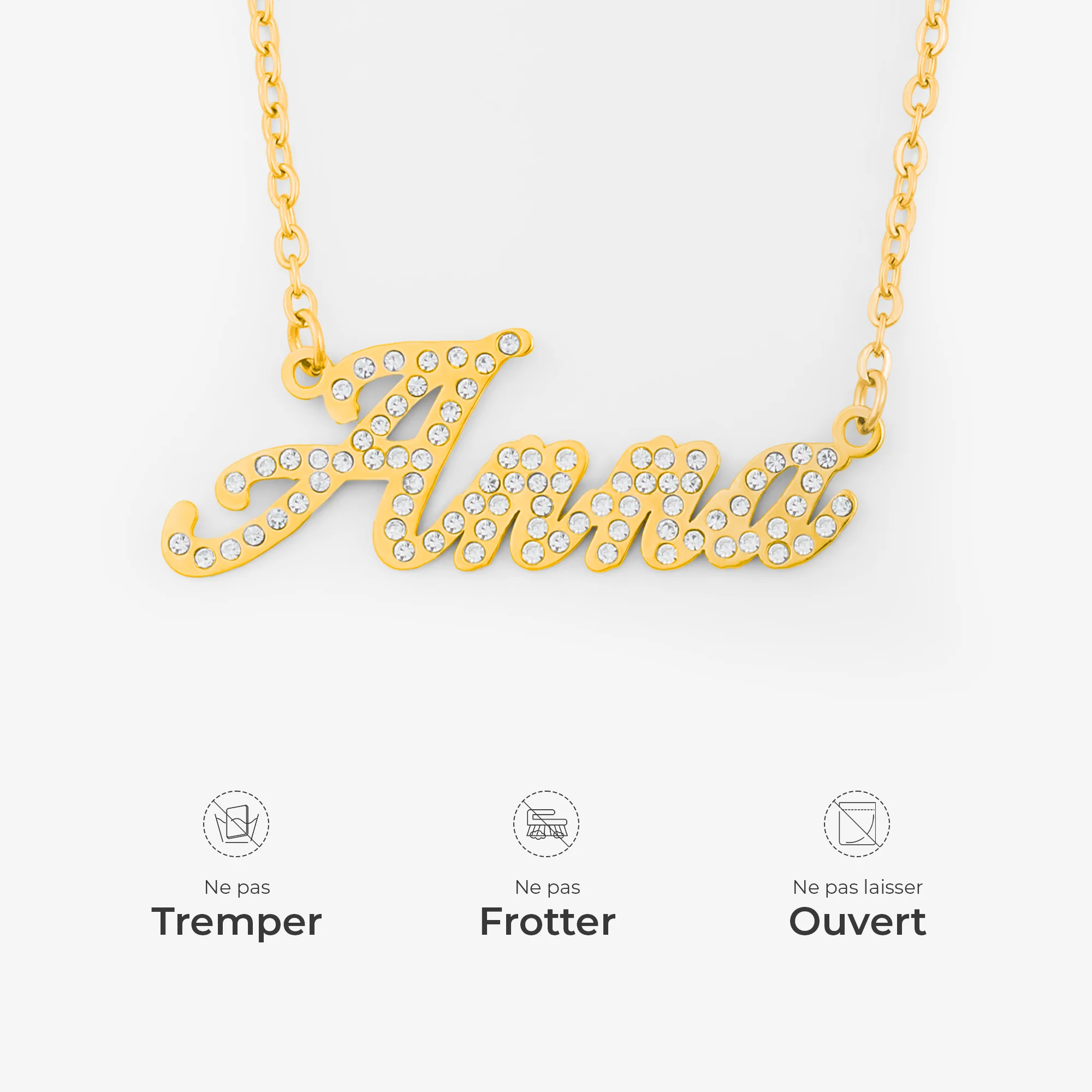 Collier Personnalisé - Prénom Scintillant - Image 4