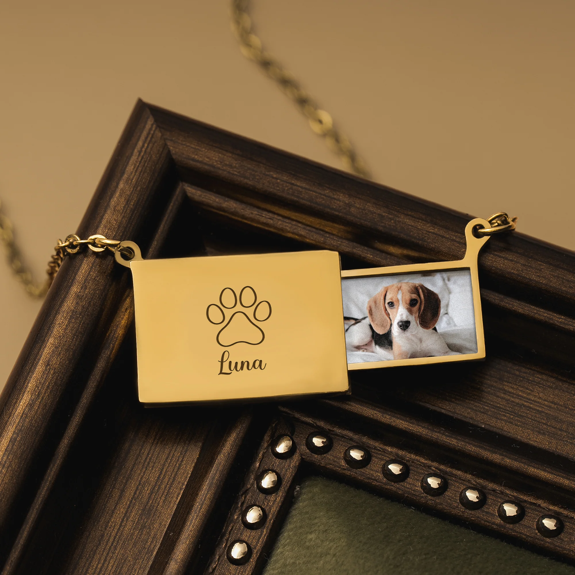 Collier Personnalisés | Mon Petit Animal Photo Chien Chat - Image 2