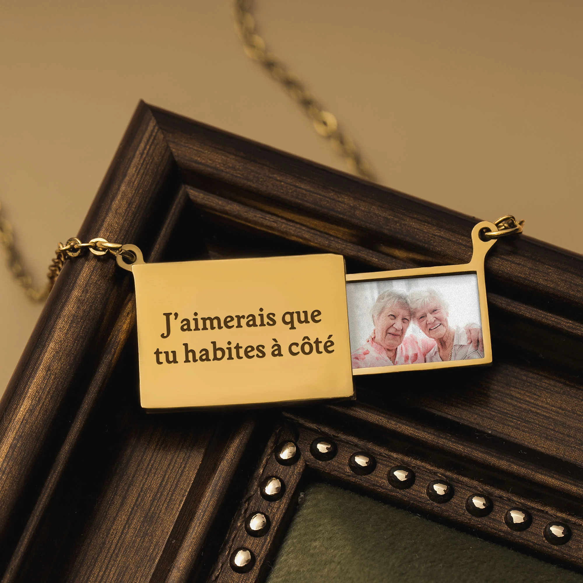 Colliers Avec Prenoms | Photo Merci D'Être Une Amie Personnalisé - Image 2