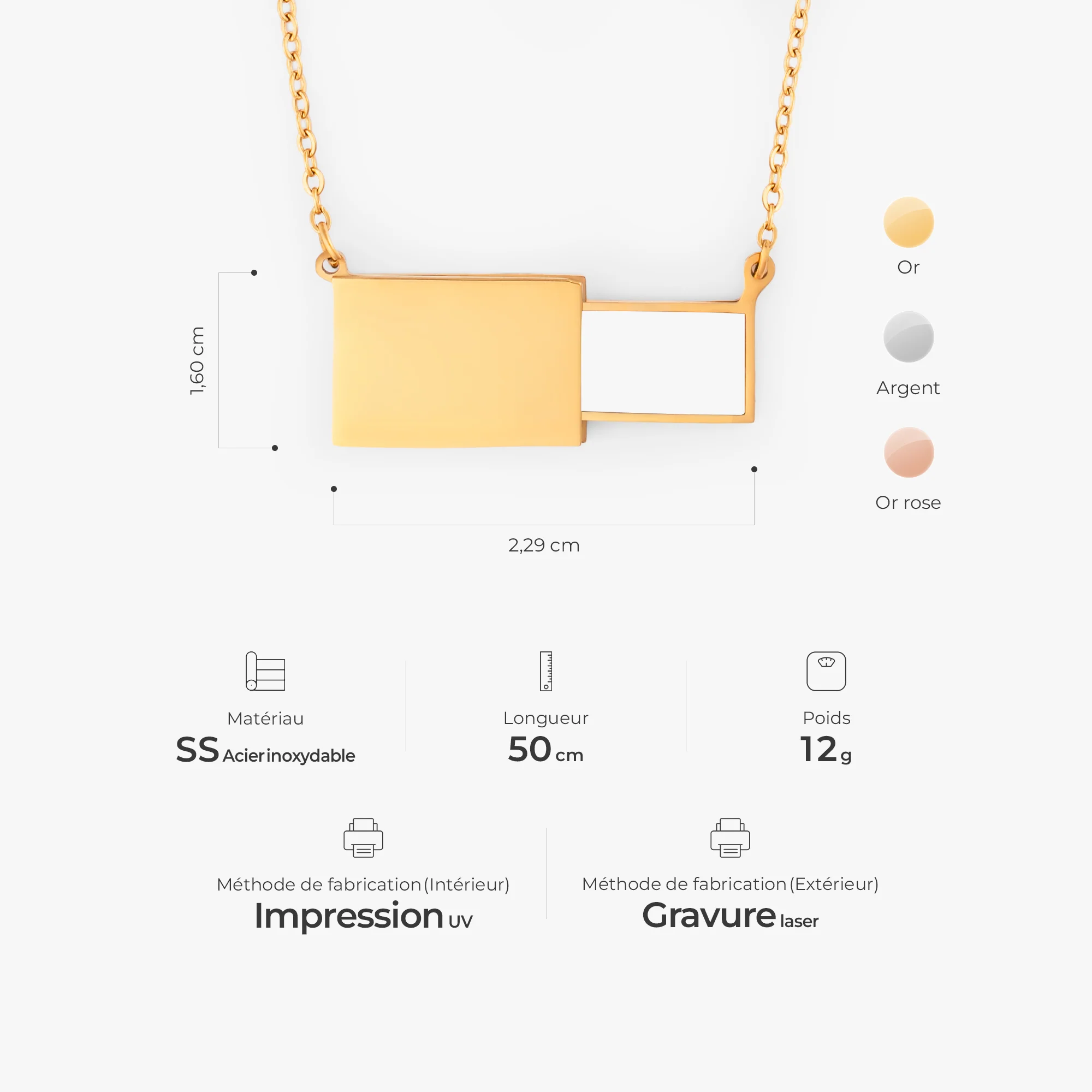 Collier Personnalisés | Photo Petite Étoile De Maman Mamie - Image 3