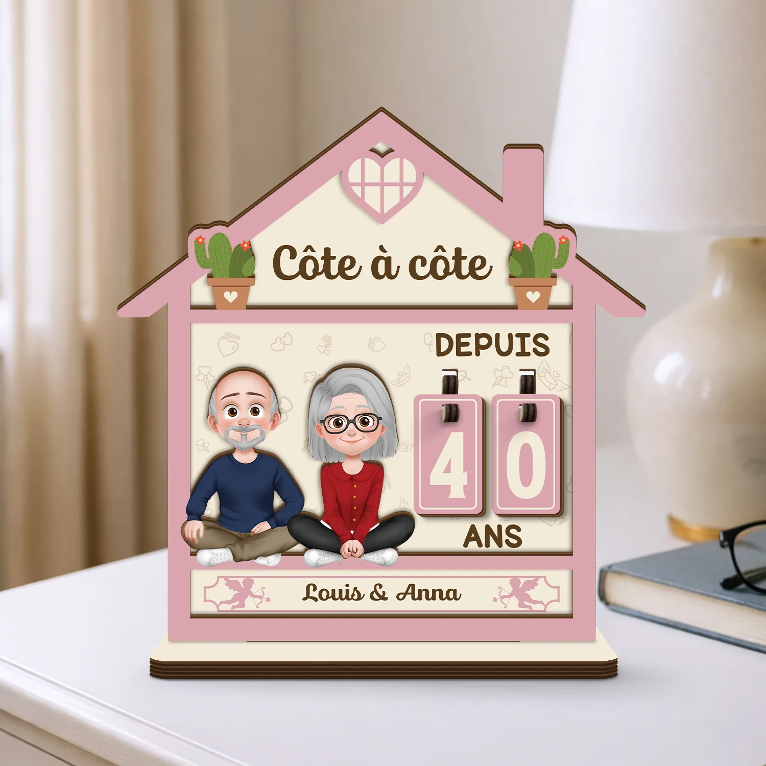 Compteur Personnalisé Couple - Ensemble Depuis - Image 2