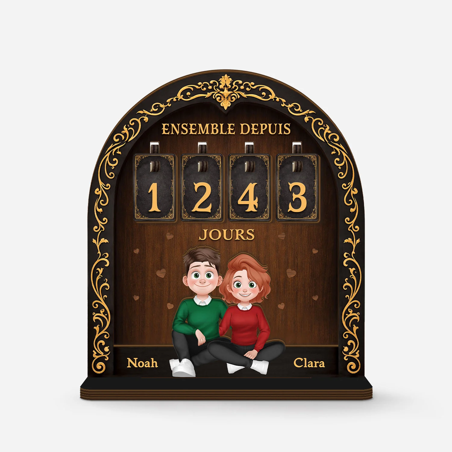 Compteur Personnalisé Pour Couple - Ensemble Depuis
