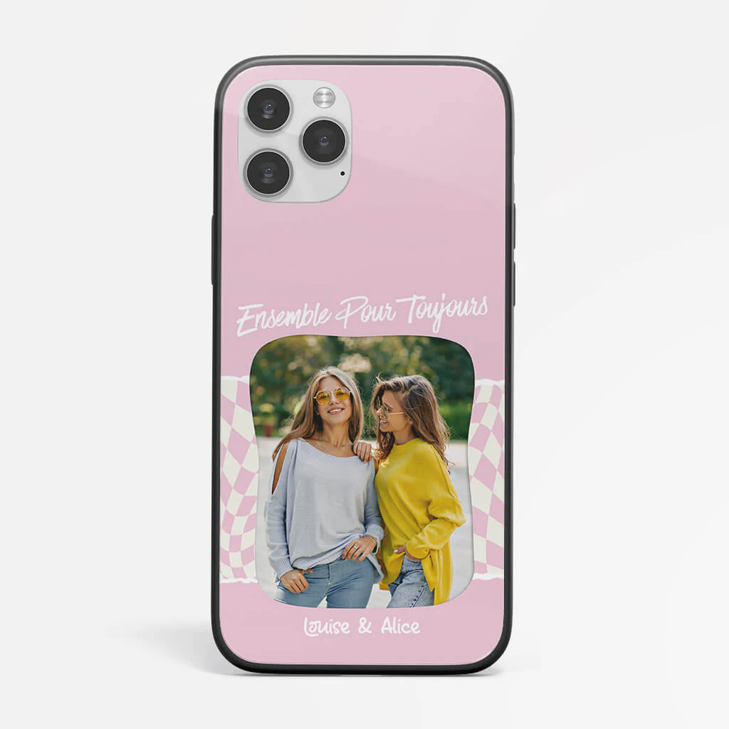 Coque de Téléphone iPhone 11 Ensemble Pour Toujours Photo Personnalisée - Image 2