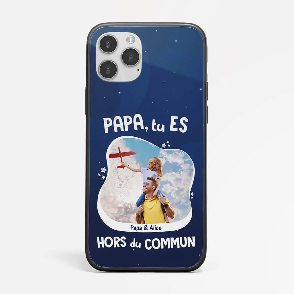 Coque de Téléphone iPhone 11 Papa Tu Es Hors Du Commun Personnalisée
