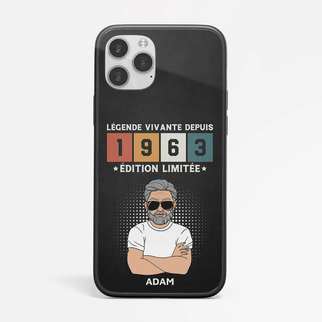 Coque De Téléphone Légende Vivante 50ème Anniversaire Édition Limitée Personnalisée iPhone 14 - Image 2