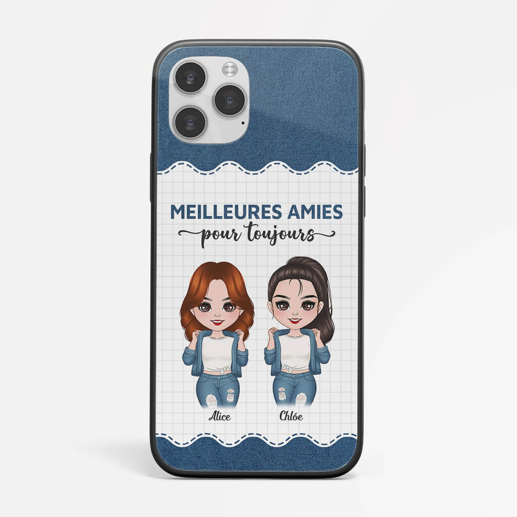 Coque Iphone 13 Meilleures Amies Pour Toujours Personnalisée