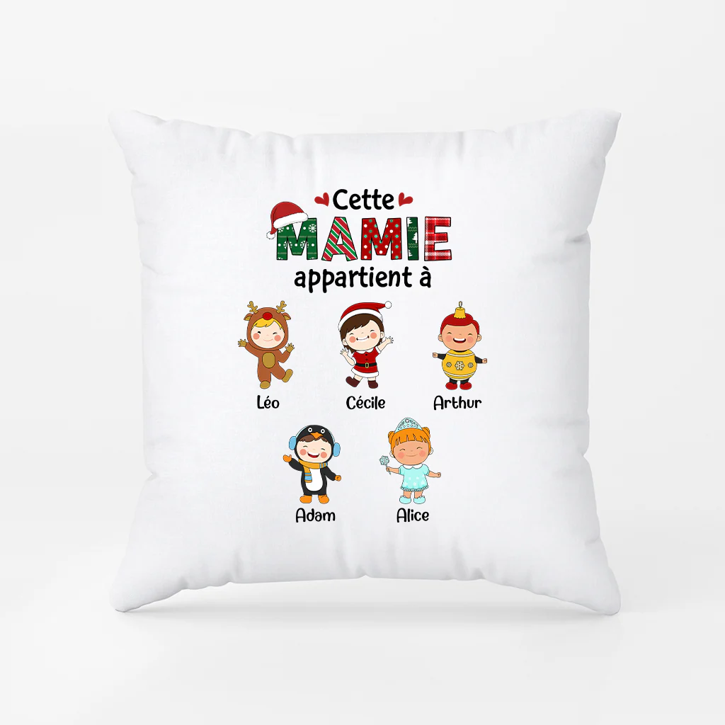 Coussin Mamie Personnalisé - Cette Mamie Appartient À