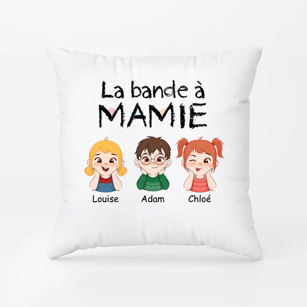 Coussin Personnalisé Maman - La Bande à Maman Mignonne - Image 2