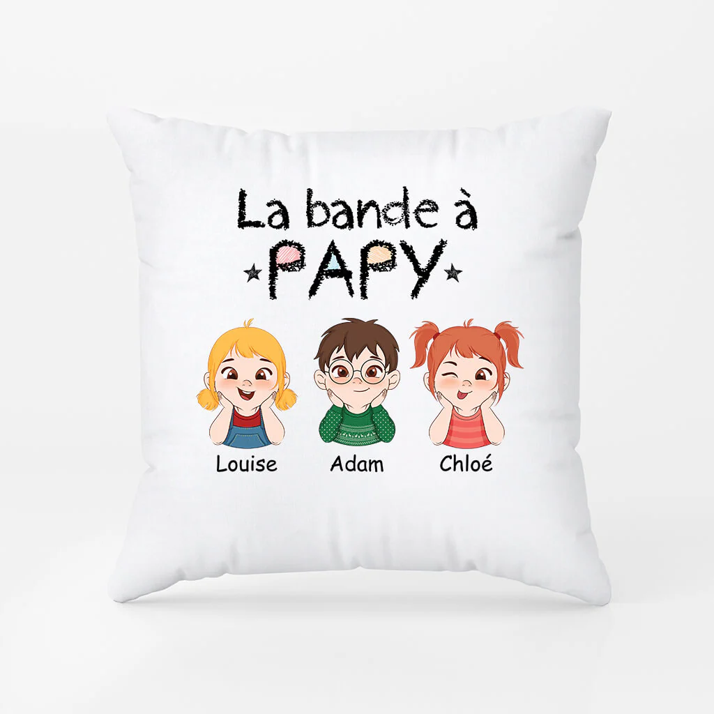 Coussin La Bande à Papa Personnalisé