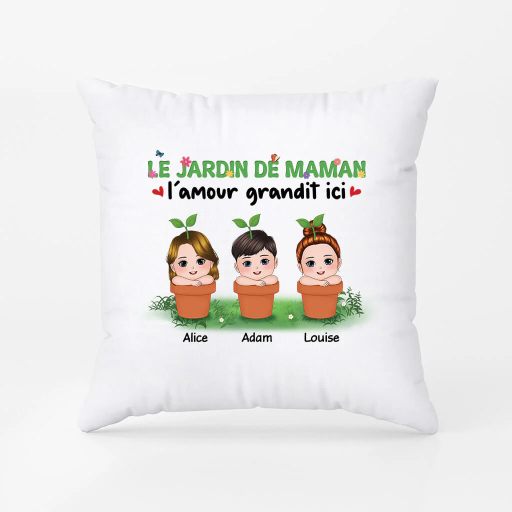 Coussin Personnalisé Maman - Le Jardin De Mamie/Maman - Image 2