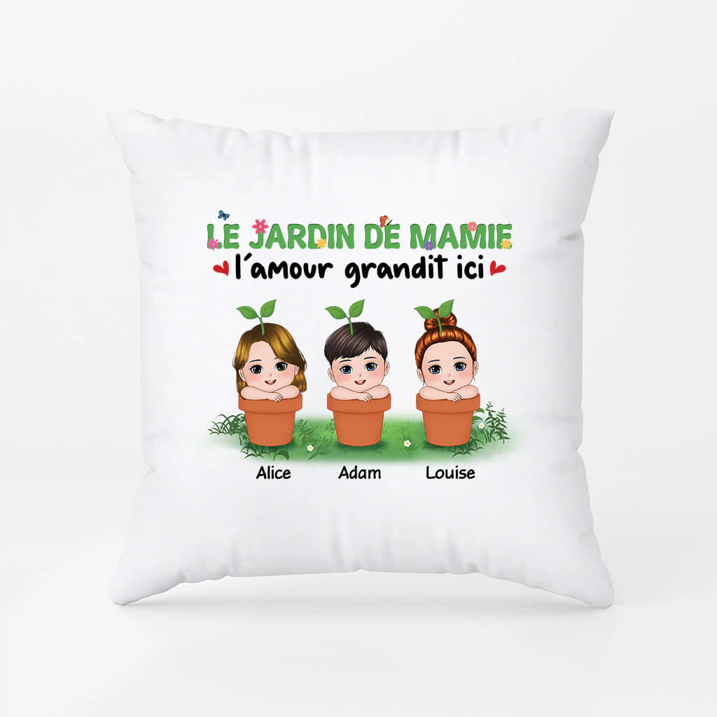 Coussin Personnalisé Maman - Le Jardin De Mamie/Maman